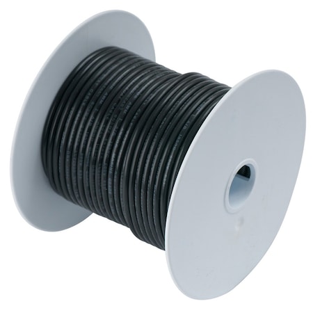 Ancor Primary Wire, Marine, 8 AWG, 1C C, Black, Vinyl, Stranded, 600V, 50 ft. 111005